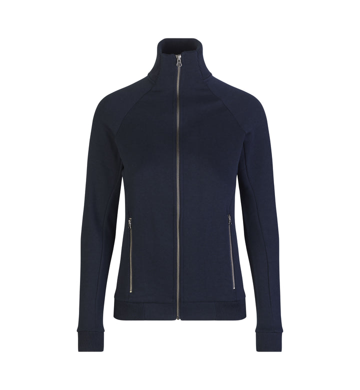 Cardigan felpa | zip | donna - Blu navy