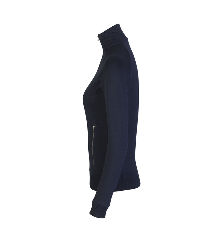 Cardigan felpa | zip | donna - Blu navy