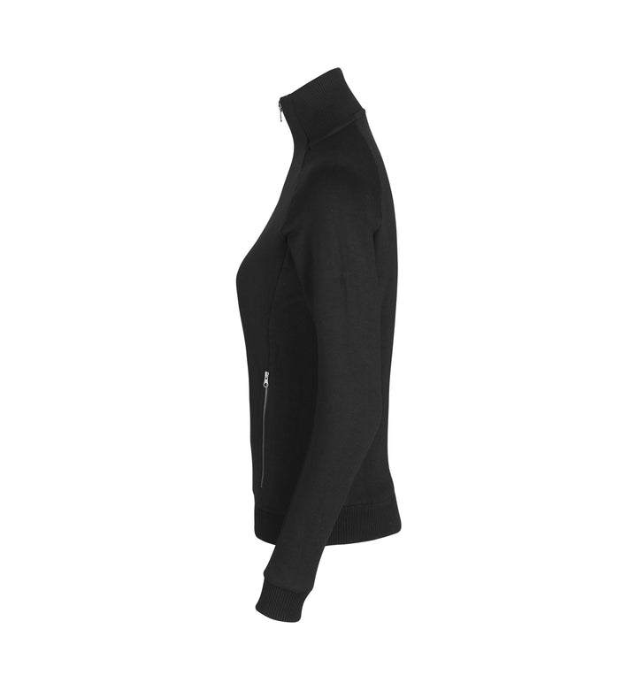 Cardigan felpa | zip | donna - Nero