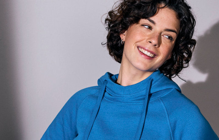 Hoodie CORE | donna - Azure