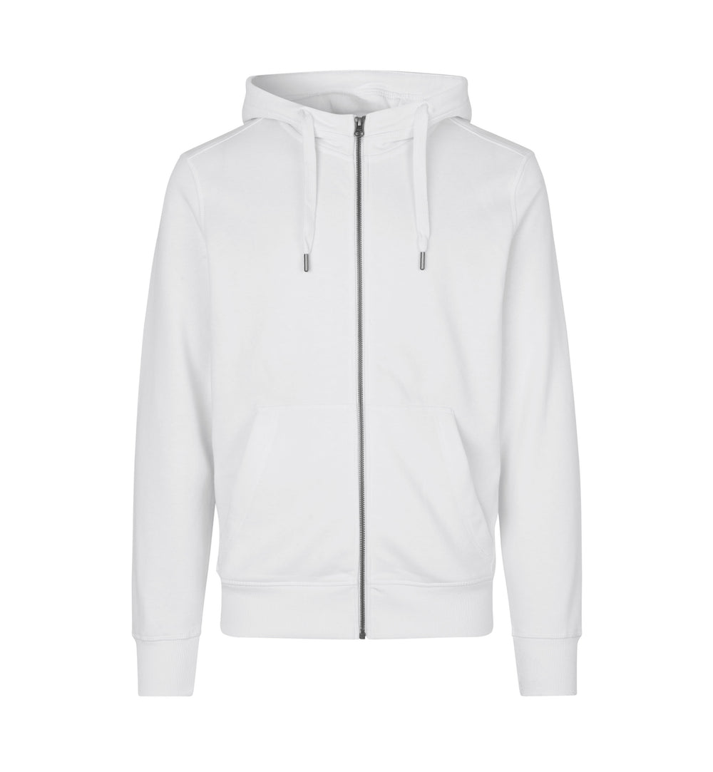 Hoodie CORE | zip - Bianco