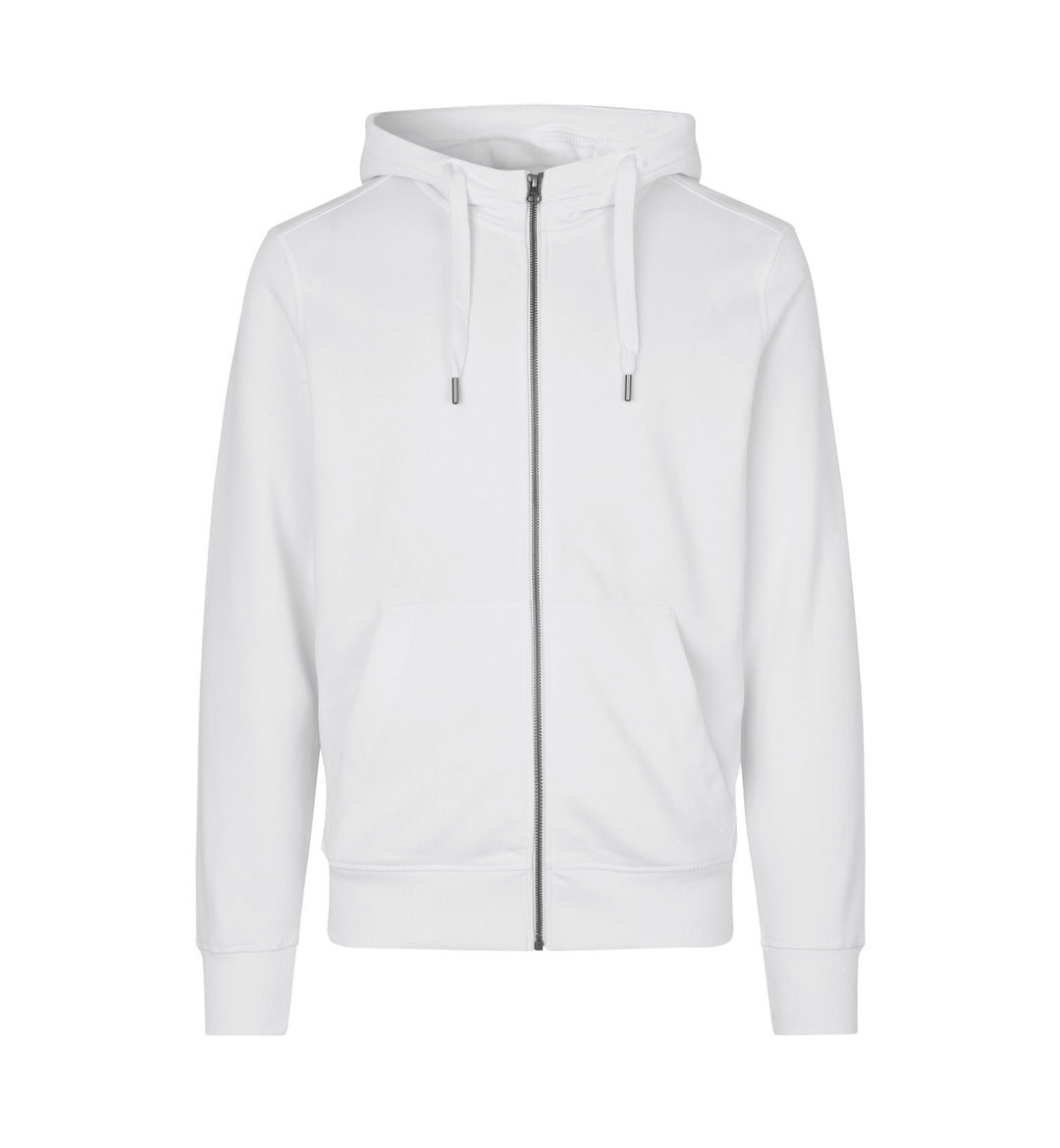 Hoodie CORE | zip - Bianco