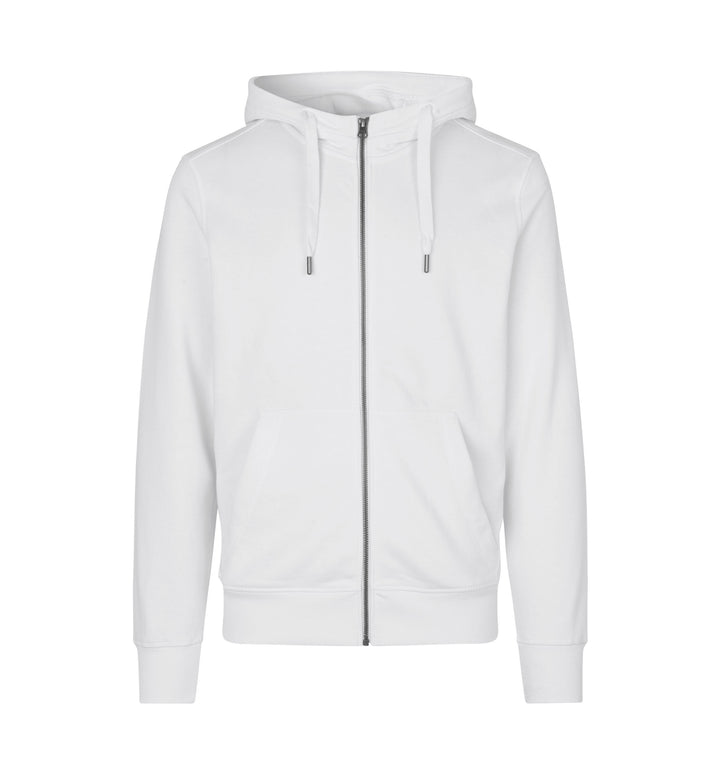Hoodie CORE | zip - Bianco