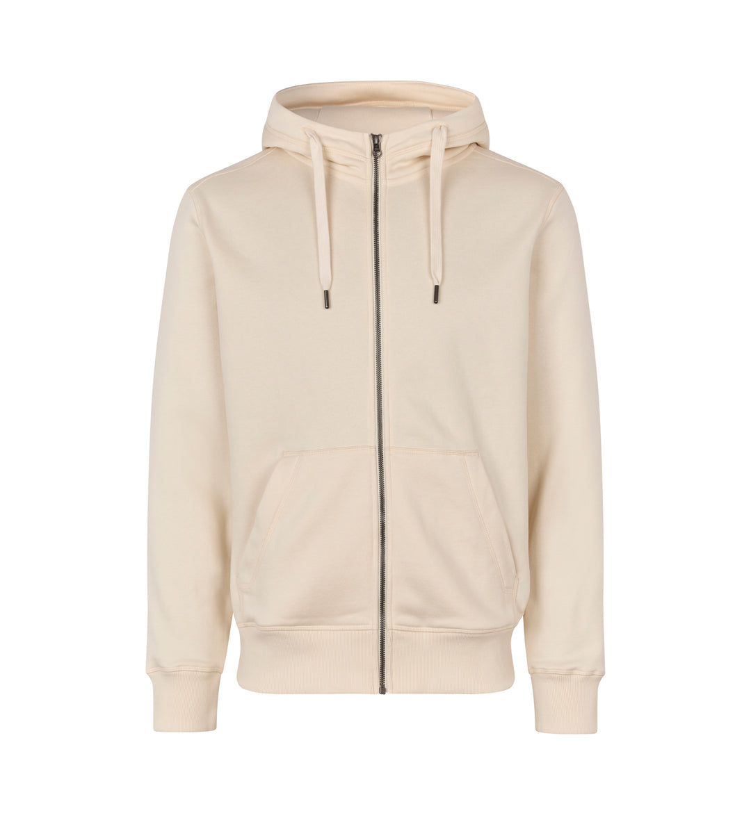 Hoodie CORE | zip - Bianco panna