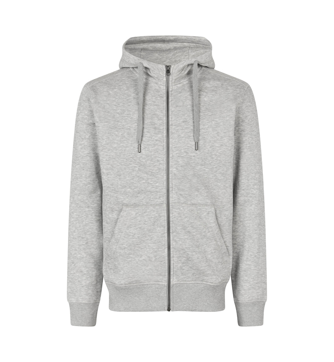 Hoodie CORE | zip - Grigio chiaro mélange