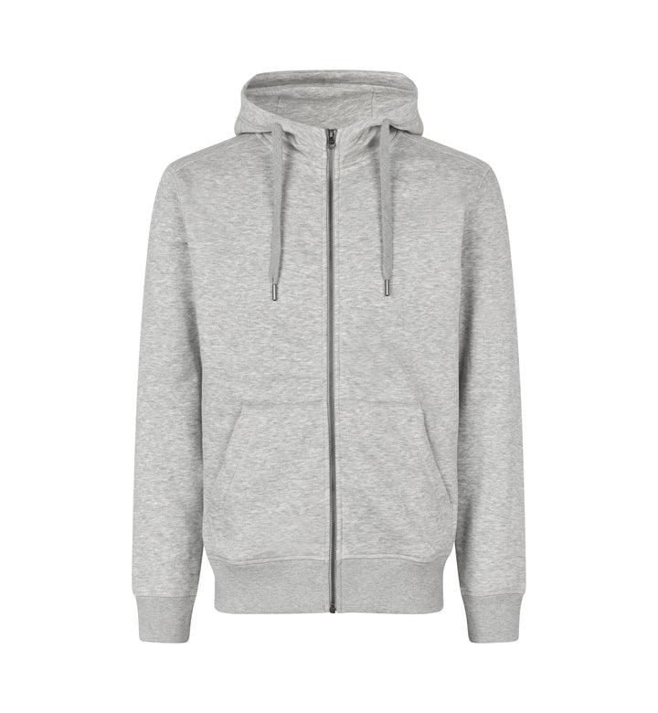 Hoodie CORE | zip - Grigio chiaro mélange