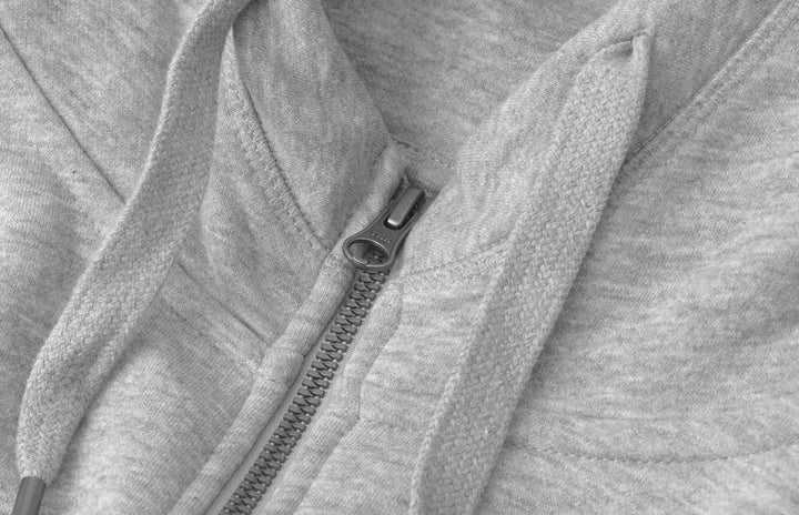 Hoodie CORE | zip - Grigio mélange