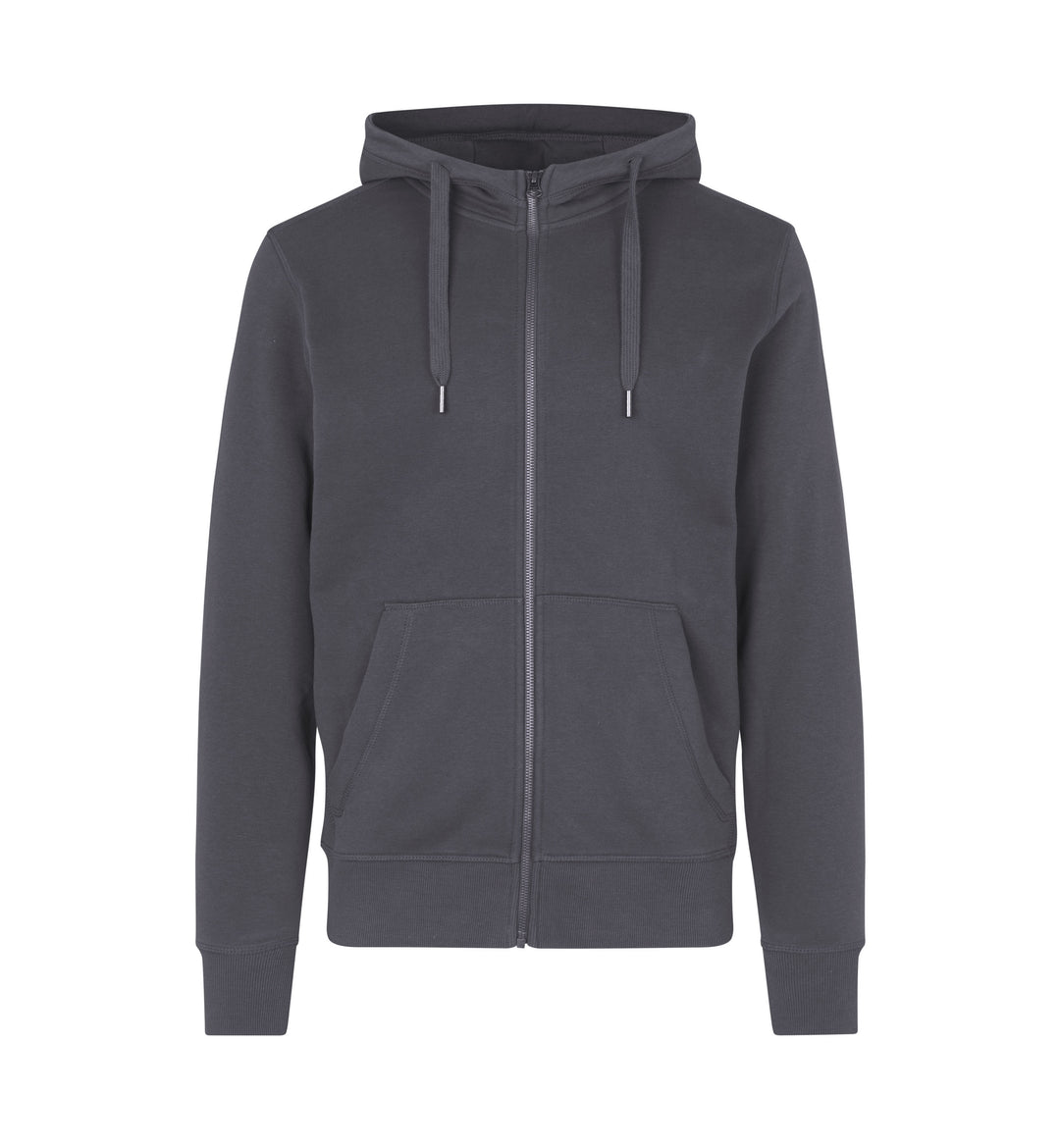 Hoodie CORE | zip - Grigio argento