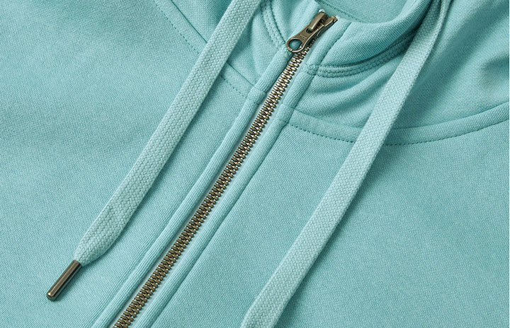 Hoodie CORE | zip - Dusty aqua