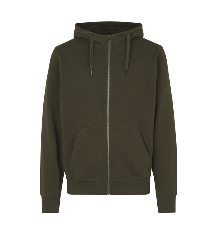 Hoodie CORE | zip - Oliva