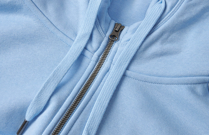 Hoodie CORE | zip - Azzurro