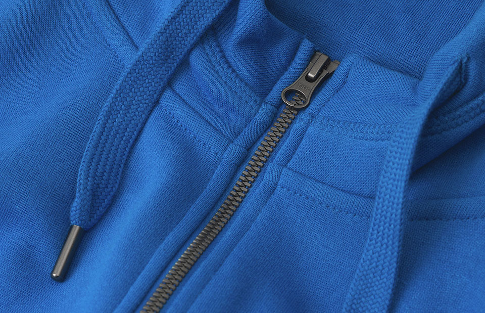 Hoodie CORE | zip - Azure