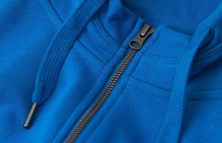 Hoodie CORE | zip - Azure