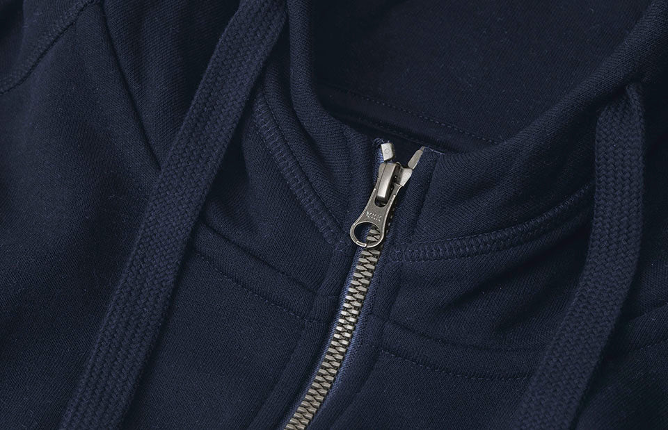 Hoodie CORE | zip - Blu navy