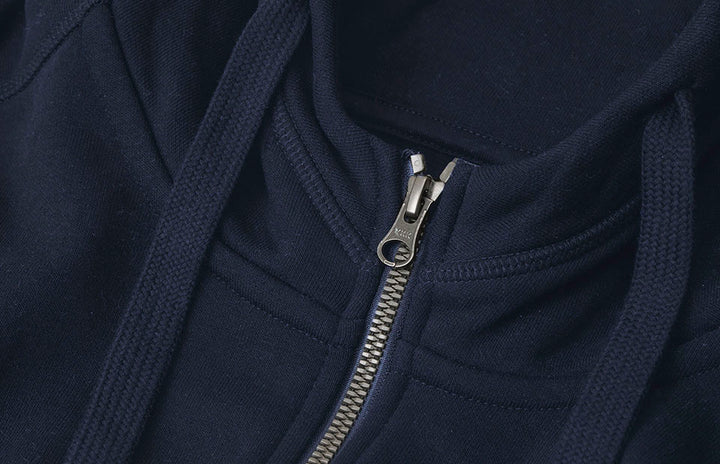Hoodie CORE | zip - Blu navy