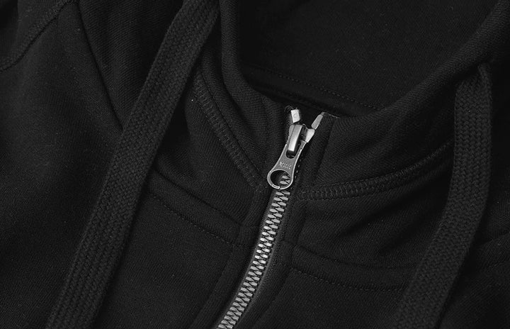 Hoodie CORE | zip - Nero