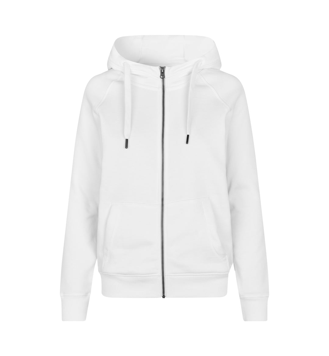 Hoodie CORE | zip | donna - Bianco