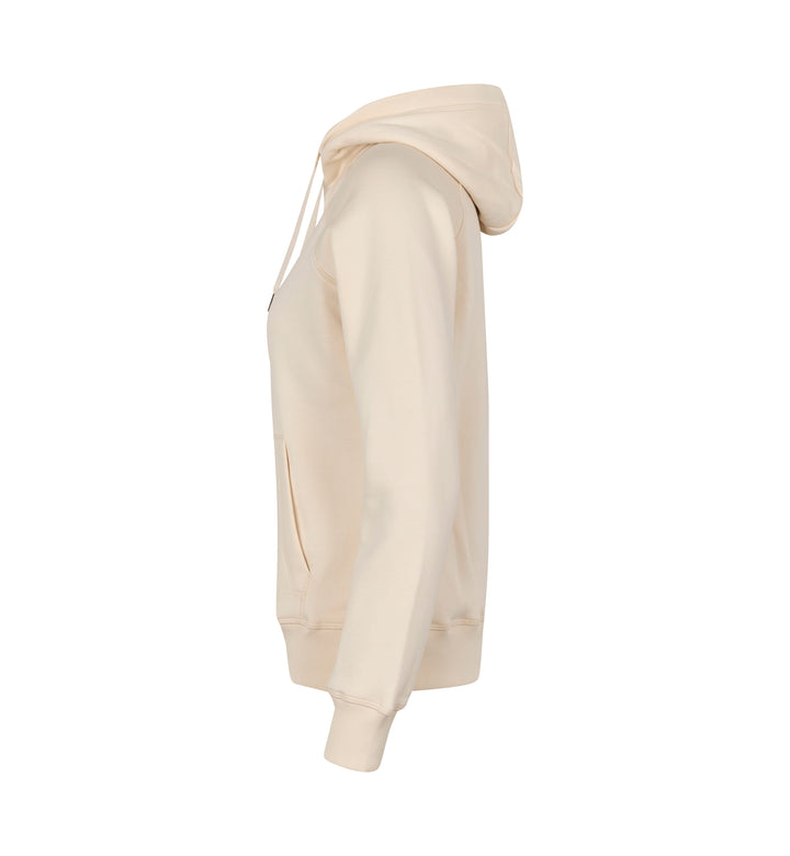 Hoodie CORE | zip | donna - Bianco panna