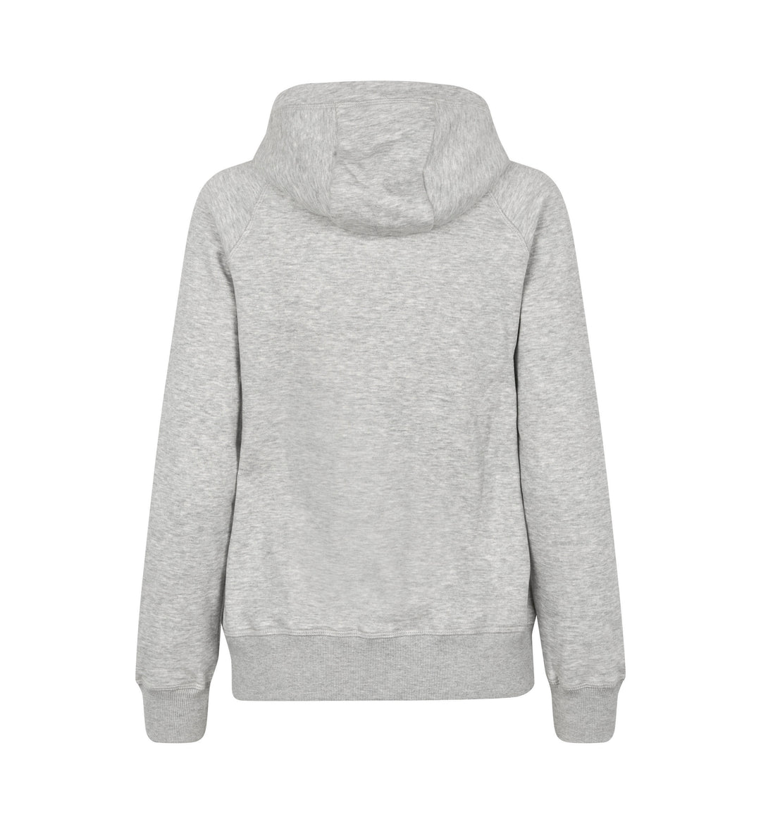 Hoodie CORE | zip | donna - Grigio chiaro mélange