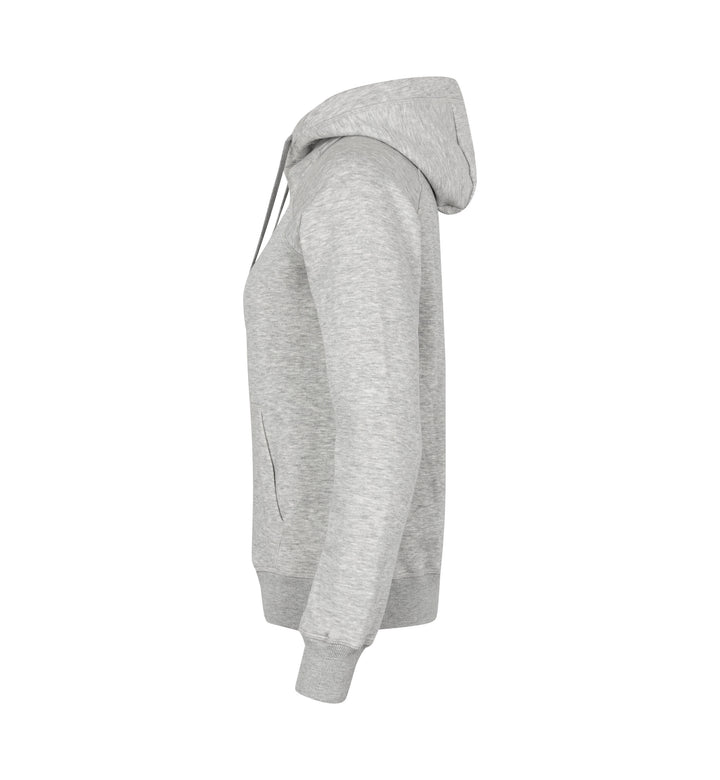 Hoodie CORE | zip | donna - Grigio chiaro mélange