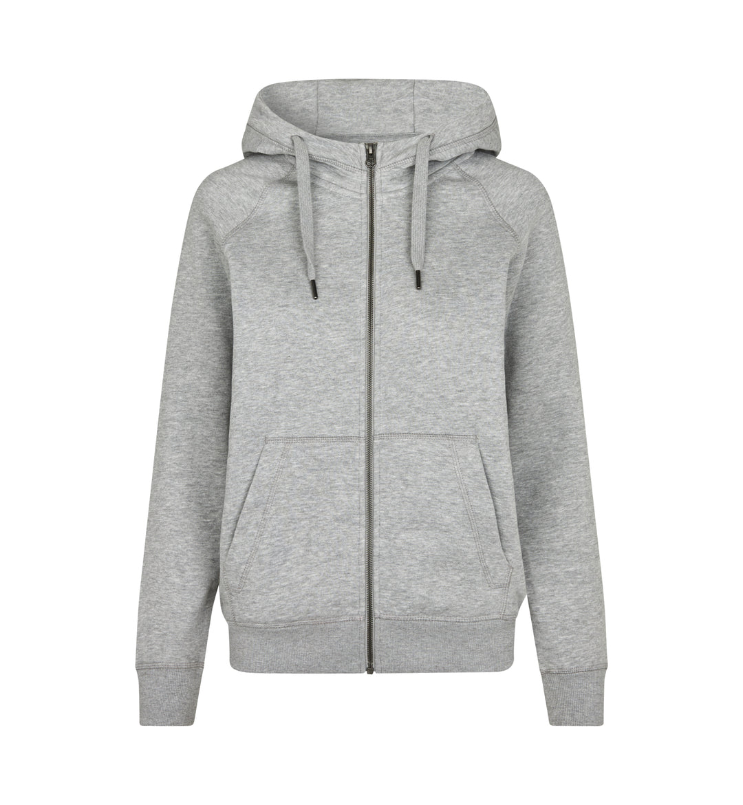 Hoodie CORE | zip | donna - Grigio mélange