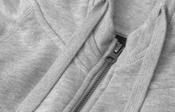 Hoodie CORE | zip | donna - Grigio mélange