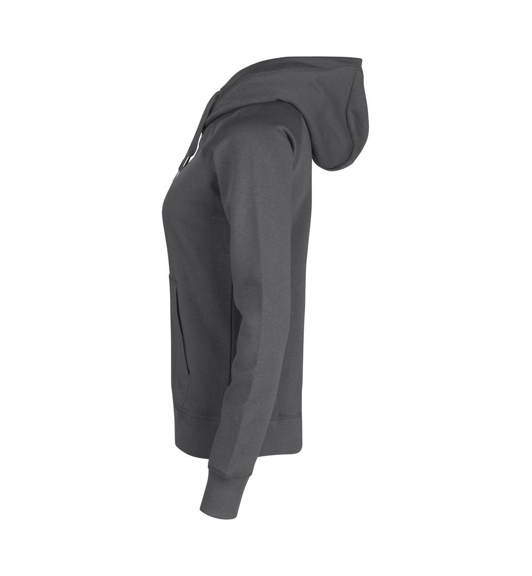 Hoodie CORE | zip | donna - Grigio argento