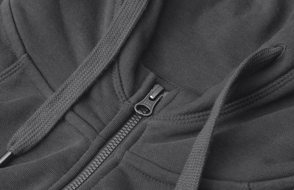 Hoodie CORE | zip | donna - Grigio argento