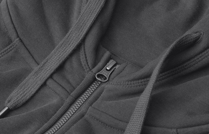 Hoodie CORE | zip | donna - Grigio argento