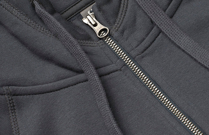 Hoodie CORE | zip | donna - Antracite