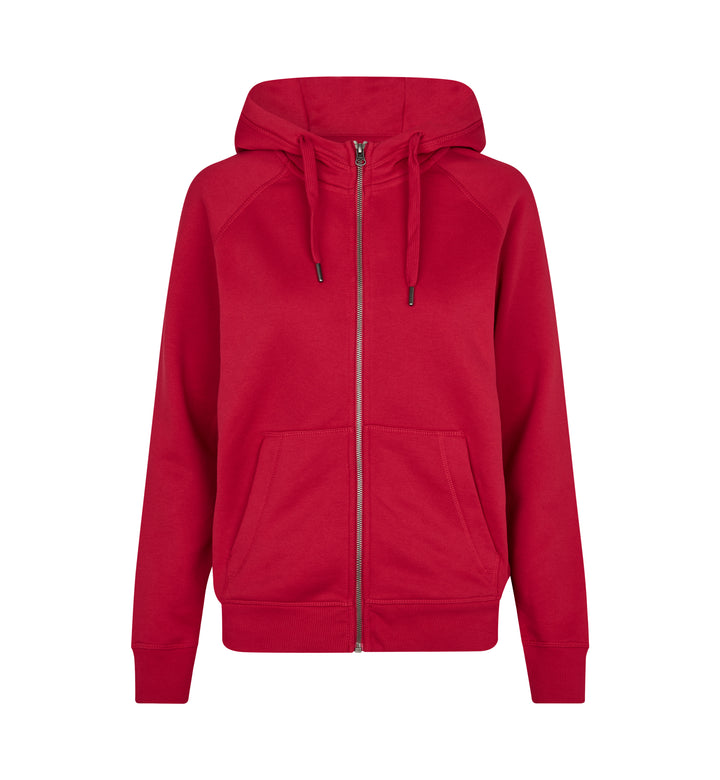 Hoodie CORE | zip | donna - Rosso