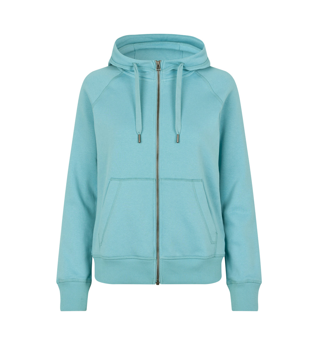 Hoodie CORE | zip | donna - Dusty aqua