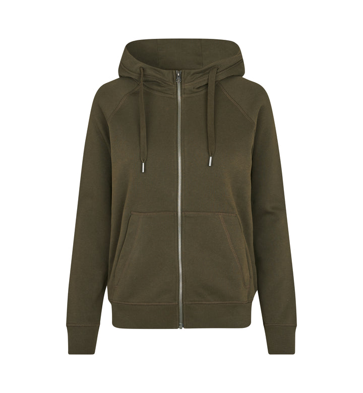 Hoodie CORE | zip | donna - Oliva
