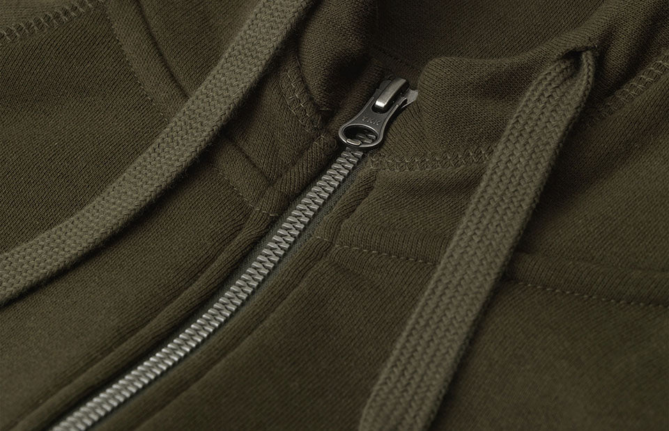 Hoodie CORE | zip | donna - Oliva