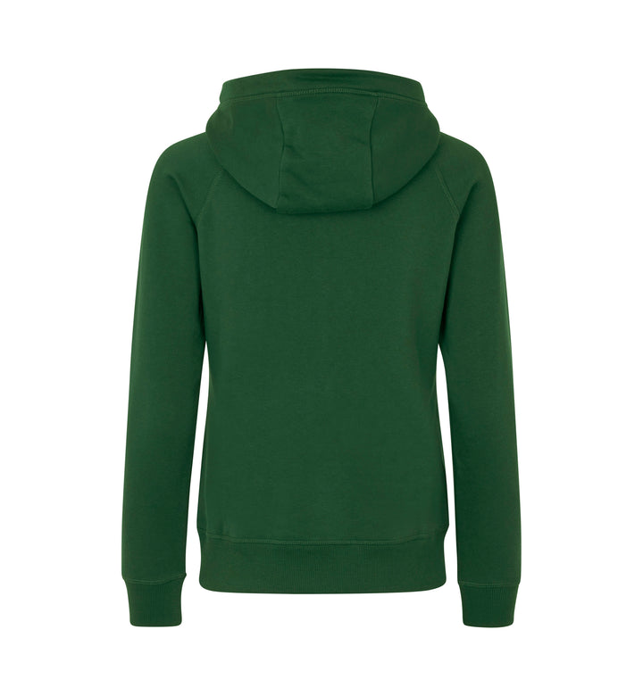 Hoodie CORE | zip | donna - Verde bottiglia