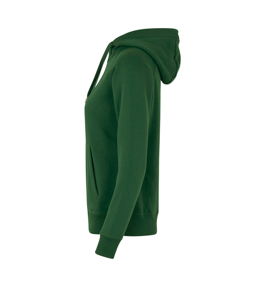 Hoodie CORE | zip | donna - Verde bottiglia