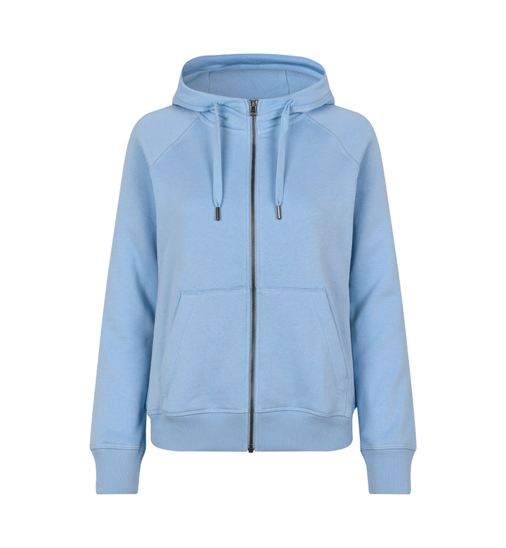 Hoodie CORE | zip | donna - Azzurro