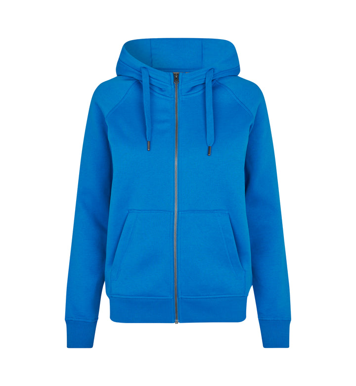 Hoodie CORE | zip | donna - Azure