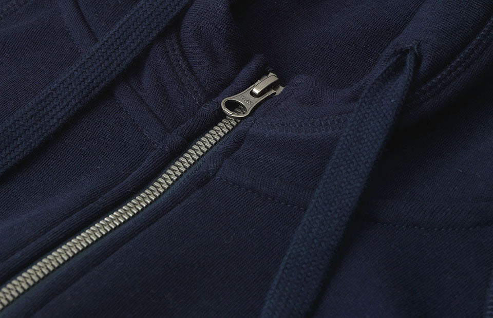 Hoodie CORE | zip | donna - Blu navy