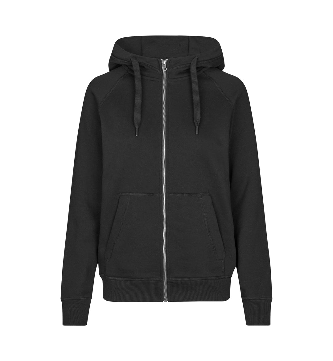 Hoodie CORE | zip | donna - Nero