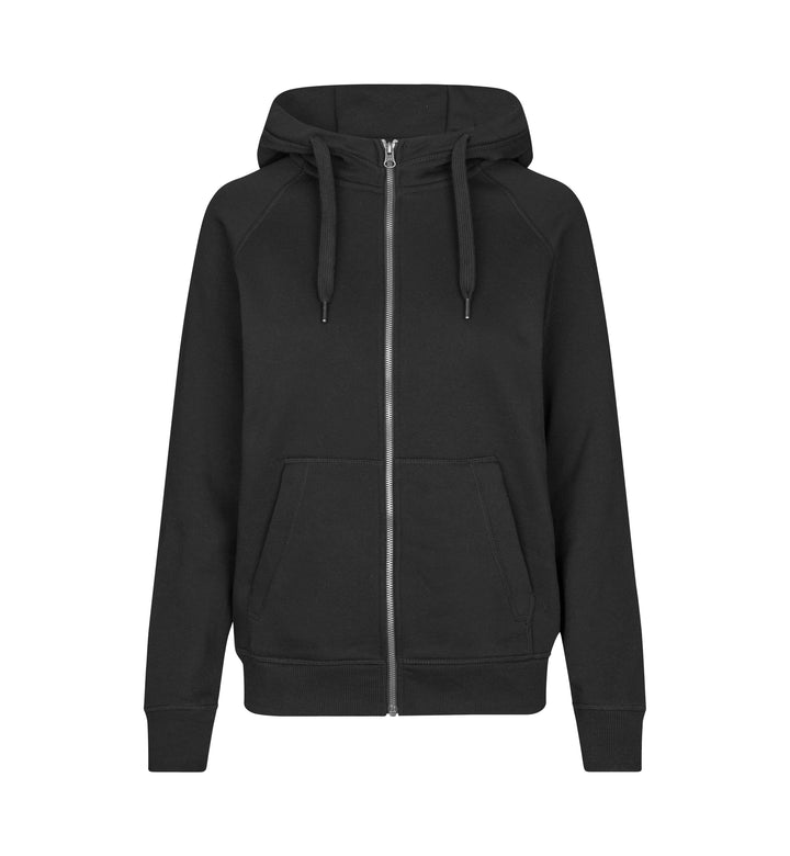 Hoodie CORE | zip | donna - Nero