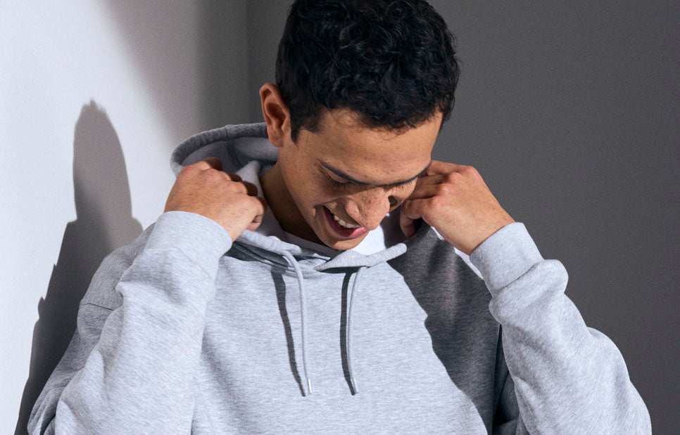 Hoodie morbido | marsupio | unisex - Grigio mélange