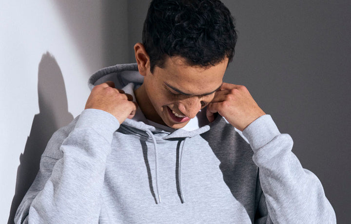 Hoodie morbido | marsupio | unisex - Grigio mélange