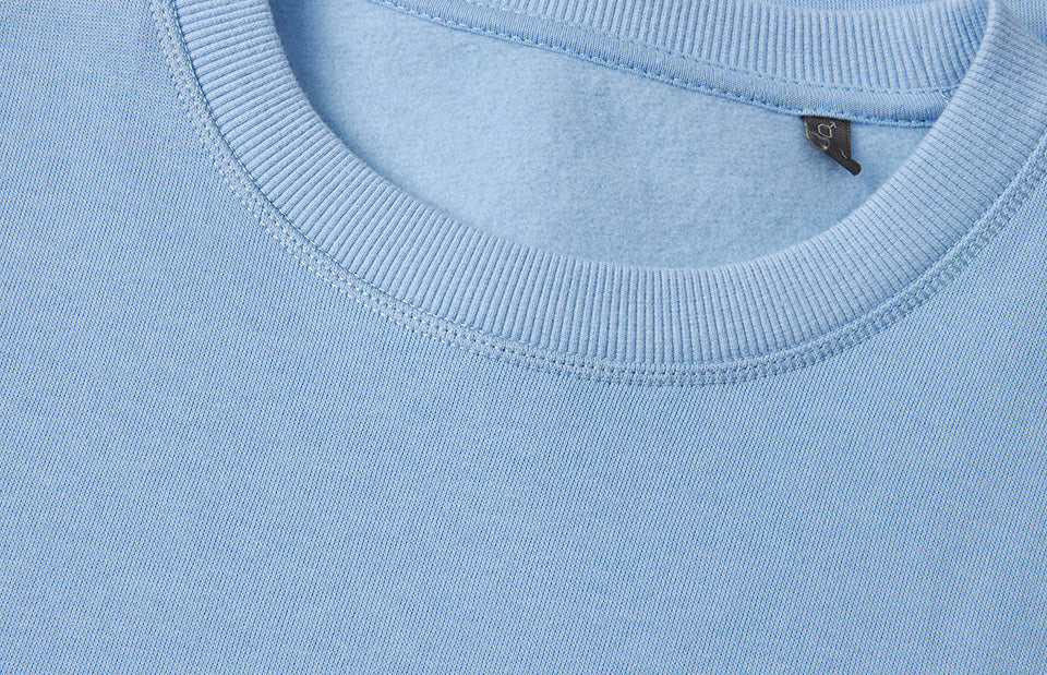Felpa | biologica - Azzurro