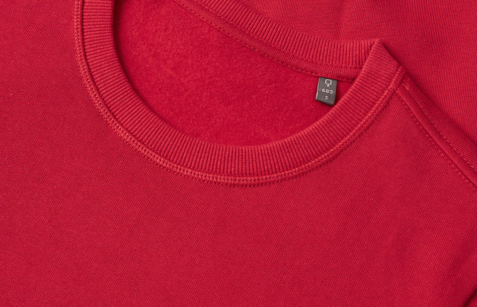 Felpa | biologica | donna - Rosso