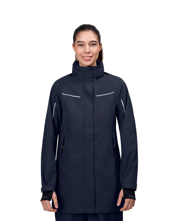 Giacca shell Zip-n-Mix | donna - Blu navy