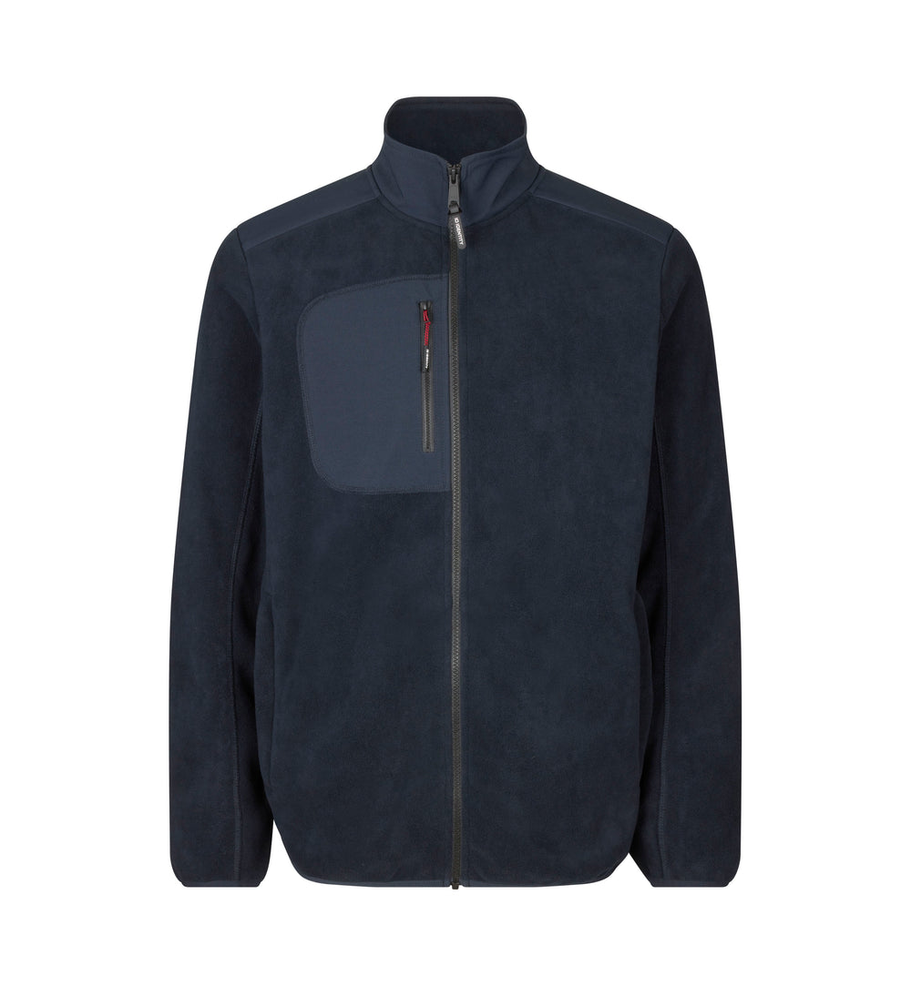 Giacca pile bonded - Blu navy