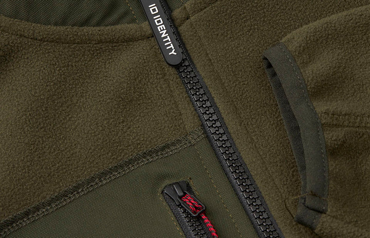 Giacca pile bonded | donna - Oliva