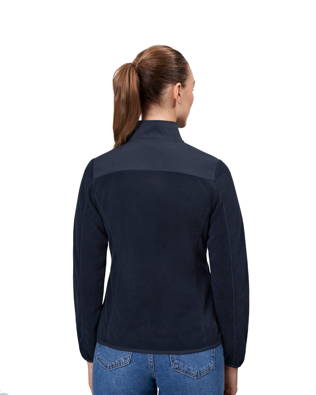 Giacca pile bonded | donna - Blu navy