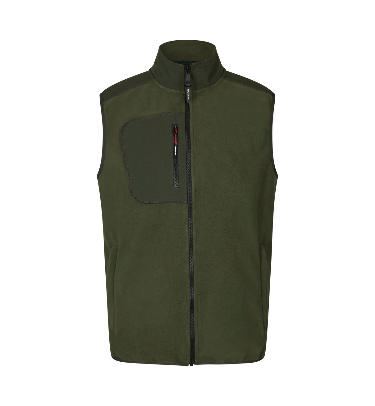 Gilet pile bonded